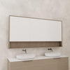 Carini - 1800mm Smoked Ash Shaving Cabinet