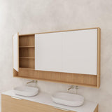 Carini - 1800mm Nordic Oak Shaving Cabinet