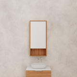 Carini - 450mm Blackbutt Shaving Cabinet