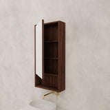 Carini - 450mm Walnut Shaving Cabinet