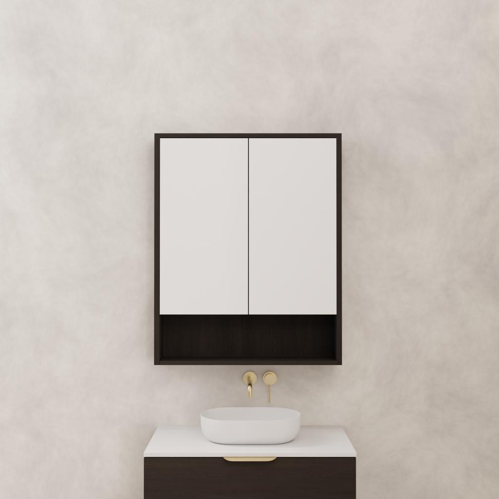 Carini - 750mm Smoked Onyx Shaving Cabinet