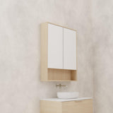 Carini - 750mm Vero Oak Shaving Cabinet