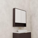 Carini - 900mm Espresso Oak Shaving Cabinet