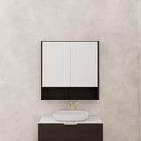 Carini - 900mm Smoked Onyx Shaving Cabinet