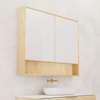Carini - 1200mm American White Oak Shaving Cabinet