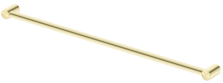 Mica Care 1200mm horizontal DDA-compliant grab rail in French gold on a white background.
