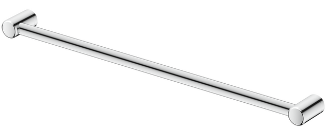 Mica Care 900mm horizontal DDA-compliant grab rail in polished chrome on a white background.