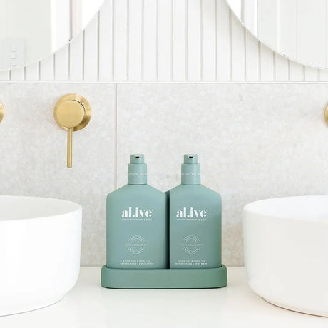 Body Wash & Lotion Duo - Kaffir Lime & Green Tea