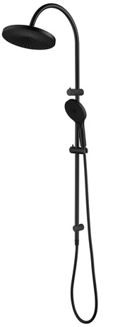 Mica - Fluted Gooseneck Shower Rail