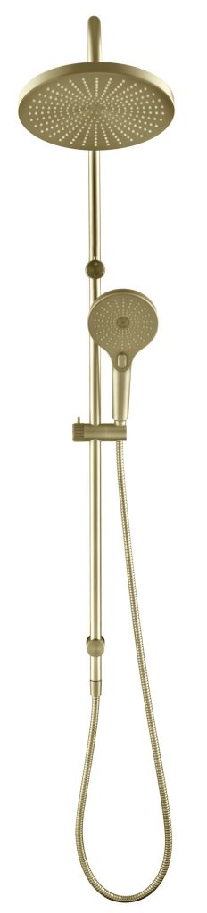 Mica - Fluted Gooseneck Shower Rail