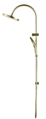 Mica - Fluted Gooseneck Shower Rail