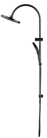 Mica - Fluted Gooseneck Shower Rail