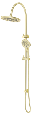 Mica Gooseneck Dual Shower Rail