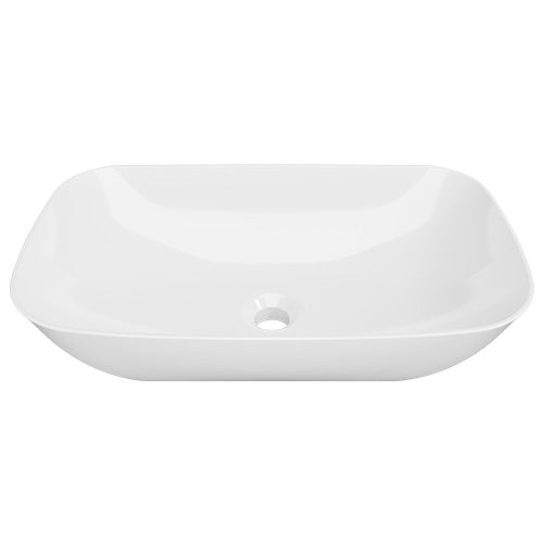 Delilah Basin 590mm Gloss White