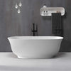 Evie - 1700mm Matte White Solid Surface Freestanding Bath