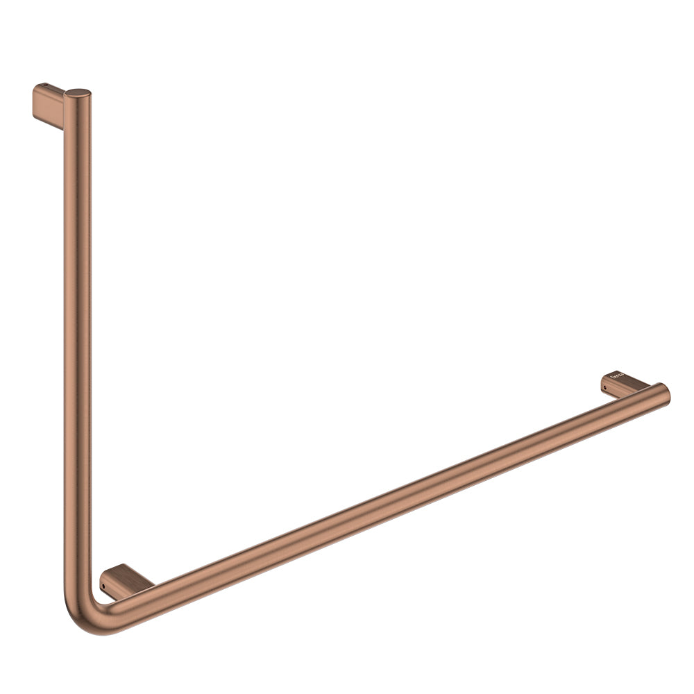 90° Care Slimline Grab Rail - Left or Right-Hand