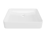 Fergus Semi Recessed Basin 500mm Gloss White