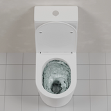 Azaria - Gloss White Rimless Toilet Suite w Soft-close Seat