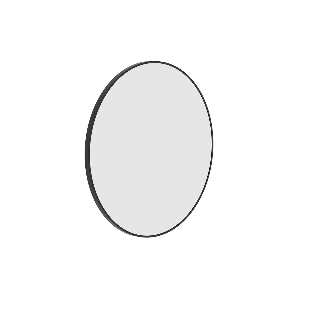 Ablaze - Georgia Round Black Framed Mirror - 600mmØ