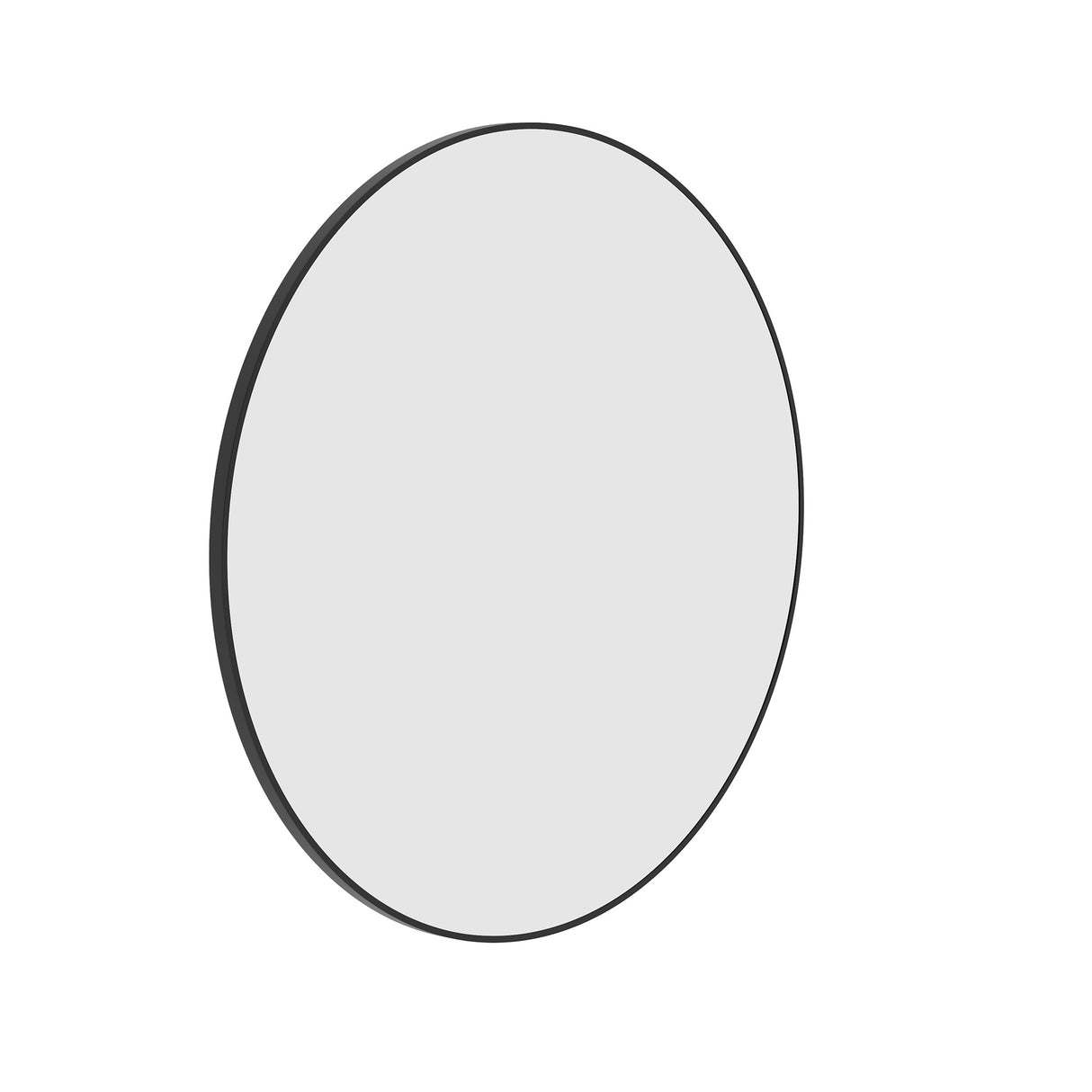 Ablaze - Georgia Round Black Framed Mirror - 900mmØ