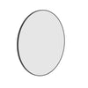 Ablaze - Georgia Round Black Framed Mirror - 900mmØ