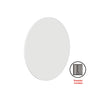 Ablaze - Georgia Round White Framed Mirror - 900mmØ - Includes Mirror Demister