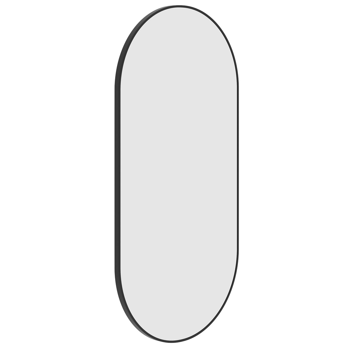 Ablaze - Havana Pill Black Framed Mirror - 500x1000mm