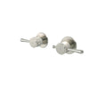 Harrington Wall Tap Set with Lever Handle Brushed Nickel