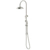 Harrington Shower Rail Set Brushed Nickel