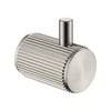 Mica - Brushed Nickel Fluted Robe Hook