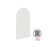 Ablaze - Juno Arch White Framed Mirror - 500x800mm - Includes Mirror Demister