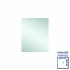 Ablaze - Jackson Rectangle Polished Edge Mirror - 600x750mm with Hangers