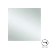 Ablaze - Jackson Square Polished Edge Mirror - 750x750mm Glue-to-Wall
