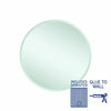 Ablaze - Kent 18mm Bevel Round Mirror - 600mmØ Glue-to-Wall and Demister