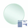 Ablaze - Kent 18mm Bevel Round Mirror - 700mmØ Glue-to-Wall and Demister