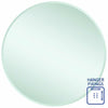 Ablaze - Kent 18mm Bevel Round Mirror - 900mmØ with Hangers