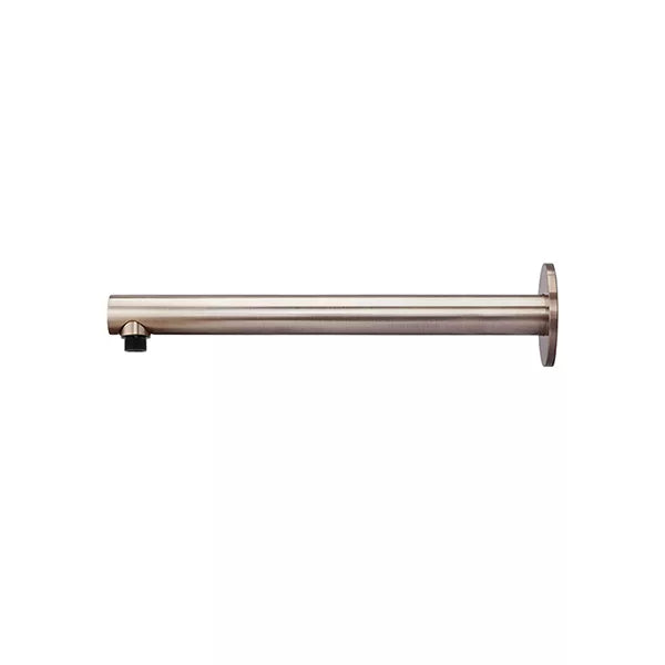 Round - Champagne Wall Shower Arm 400mm