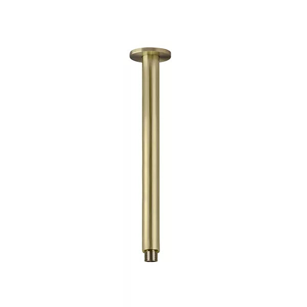 Round - Tiger Bronze Gold Ceiling Shower Arm 300mm