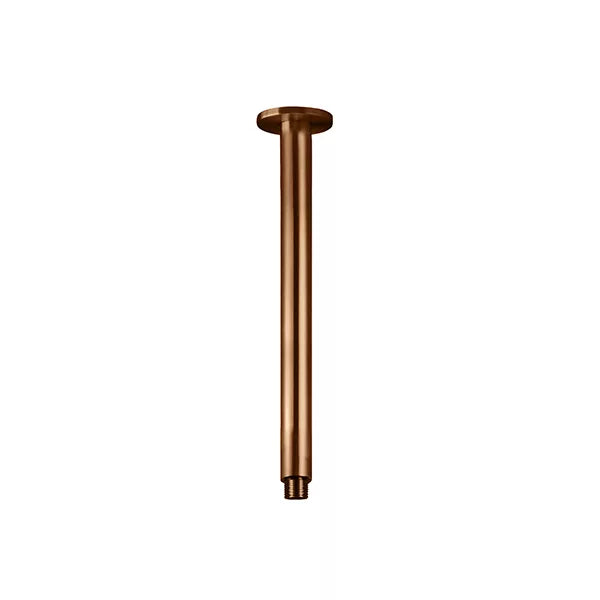 Round - Lustre Bronze Ceiling Shower Arm 300mm