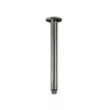 Round - Shadow Gunmetal Ceiling Shower Arm 300mm