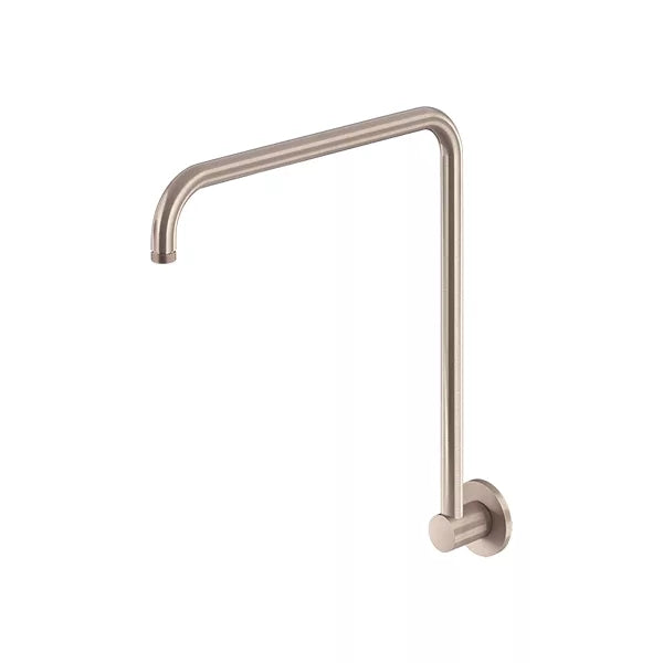 Round - Champagne High Rise Shower Arm