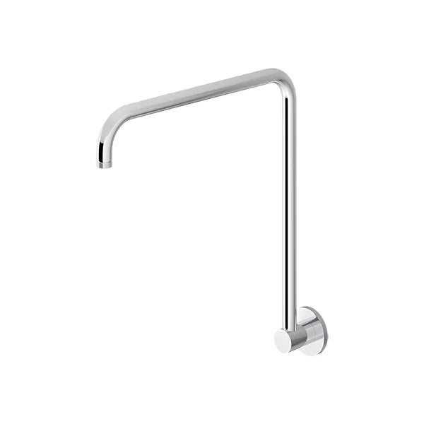Round - Polished Chrome High Rise Shower Arm