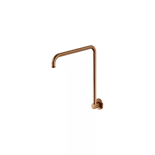 Round - Lustre Bronze High Rise Shower Arm