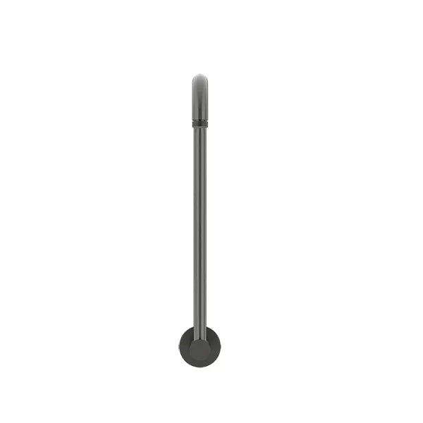 Round - Shadow Gunmetal High Rise Shower Arm