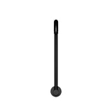 Round - Matte Black High Rise Shower Arm