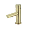 Round - Tiger Bronze Basin Mixer w Straight Spout & Pinless Handle