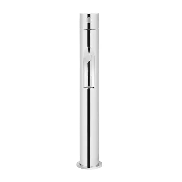 Piccola - Polished Chrome Tall Basin Mixer with 130mm Curved Spout