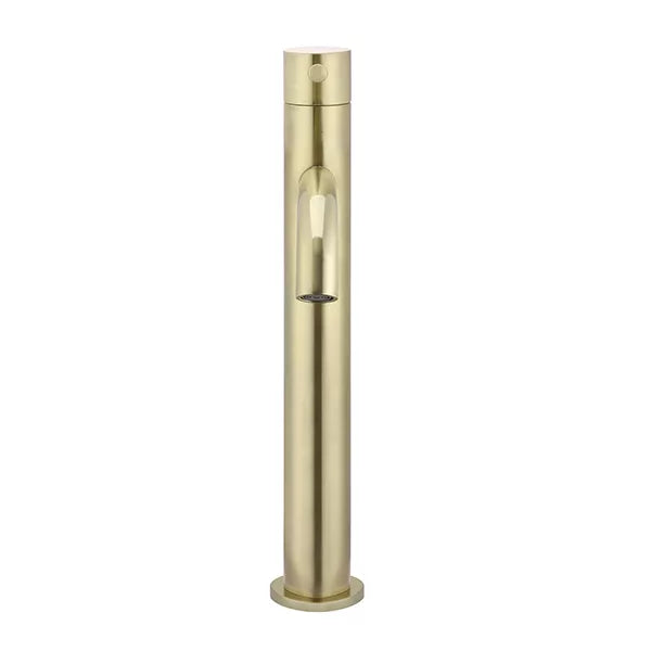 Piccola - Tiger Bronze Tall Basin Mixer with 130mm Curved Spout