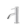 Piccola - Polished Chrome Basin Mixer with Curved Spout