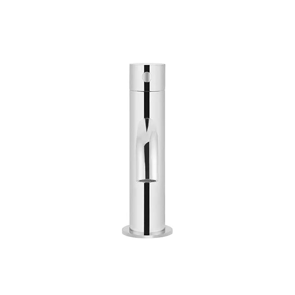 Piccola - Polished Chrome Basin Mixer with Curved Spout